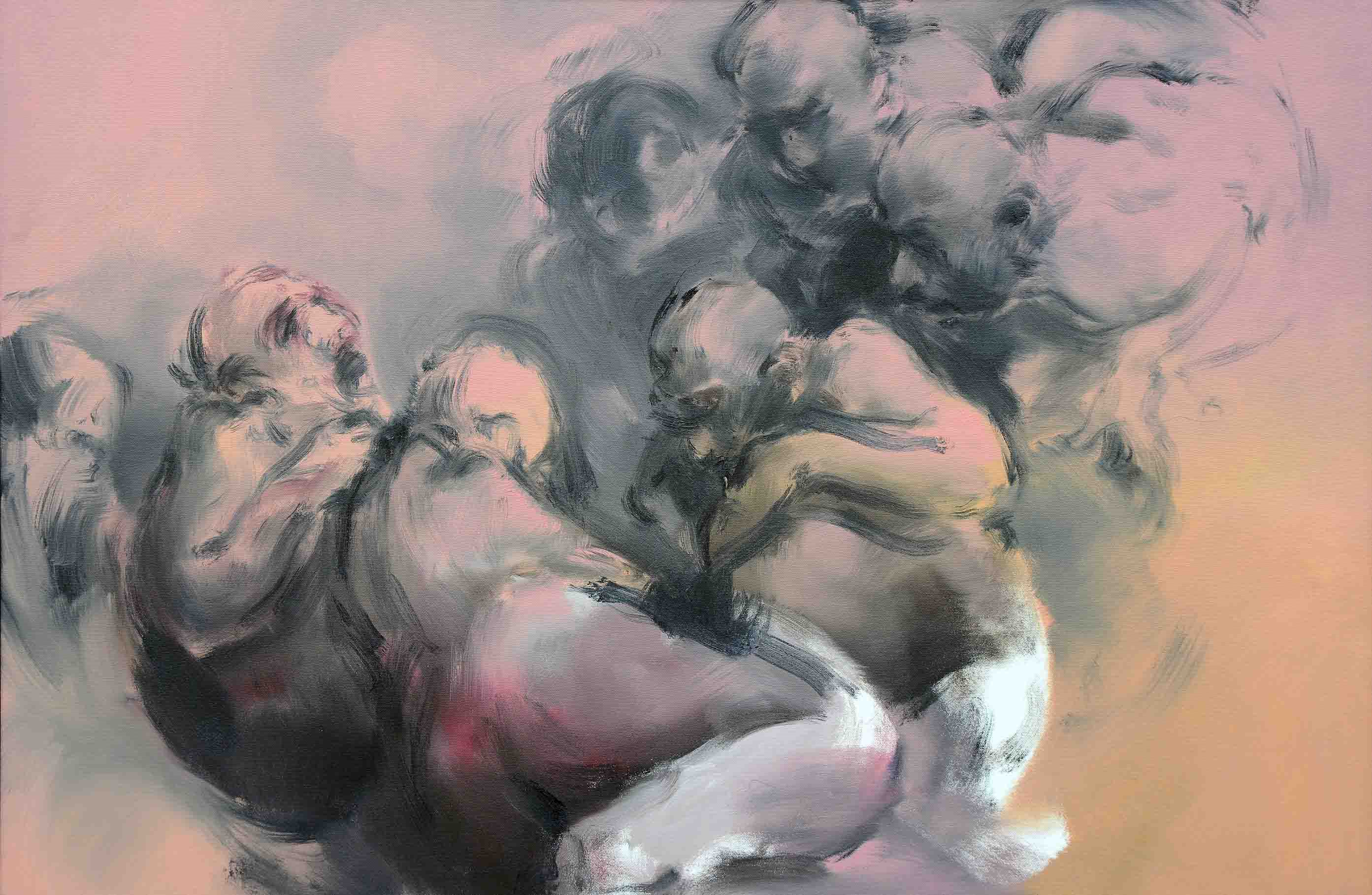 İsimsiz- Untitled,Tuval üzerine yağlıboya- Oil on canvas, 100x150 cm